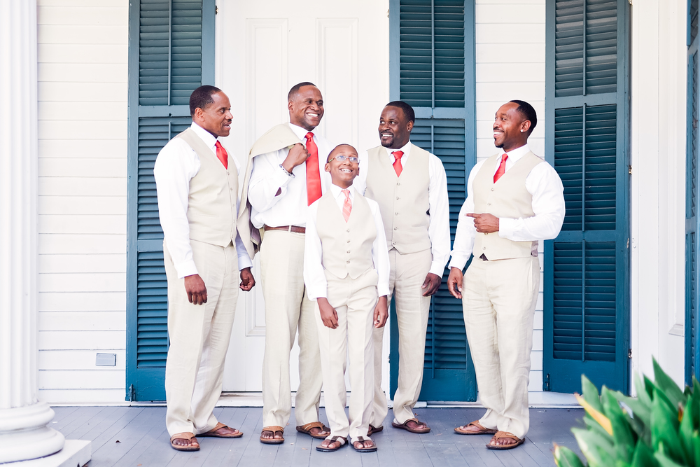 Galveston Wedding- Pharris Photography- Texas Wedding- Nina and Arthur- Groomsmen