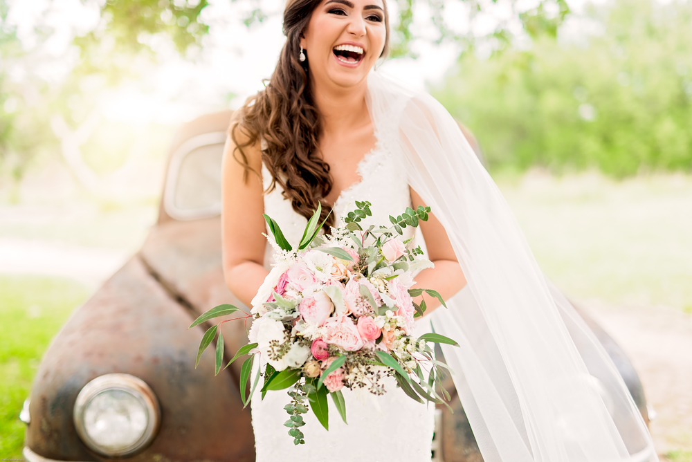 Bridal Session- Carly- Texas Photographer- Pharris Photography- Wedding- Bride- Vintage Car