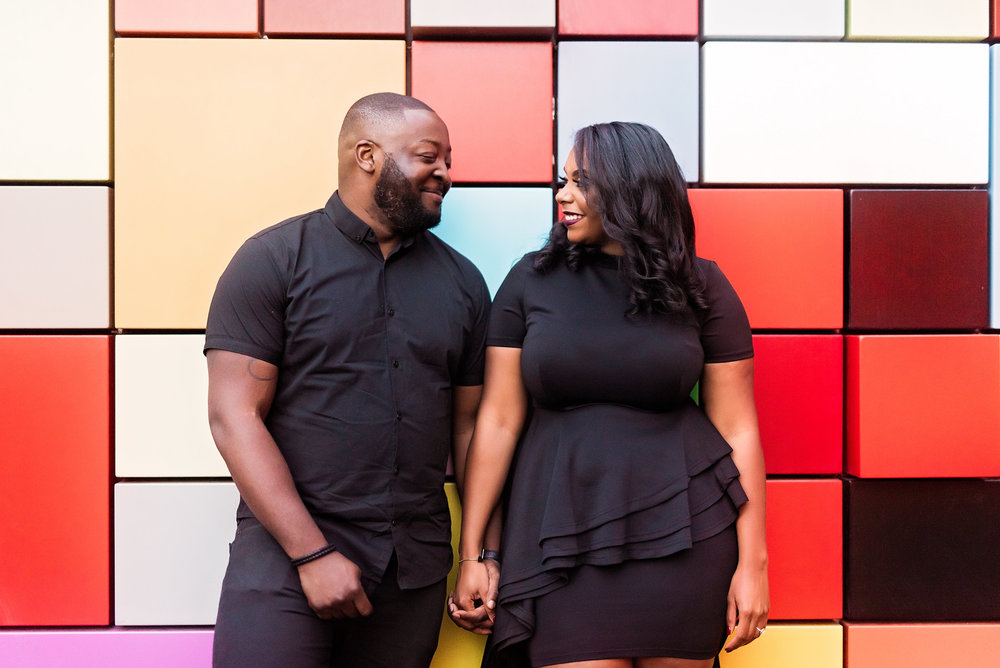 Downtown Houston Engagement- Engagement Session- Texas Photography- Pharris Photography- Arlena and Chisom