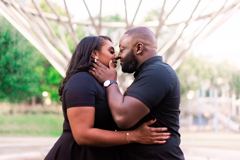 Downtown Houston Engagement- Engagement Session- Texas Photography- Pharris Photography- Arlena and Chisom