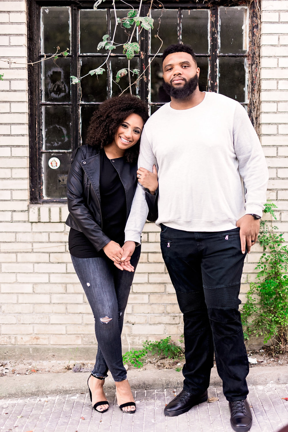 Warehouse District in Houston- Texas Photography- Pharris Photography- Family Session- Marissa and Jeff