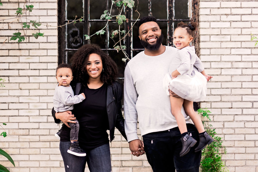 Warehouse District in Houston- Texas Photography- Pharris Photography- Family Session- Marissa and Jeff