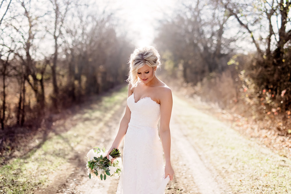 Bridal Session- Dallas Photography- Pharris Photography- Texas Photography- Kailee- Wedding Dress- Rustic- Strapless Wedding Dress