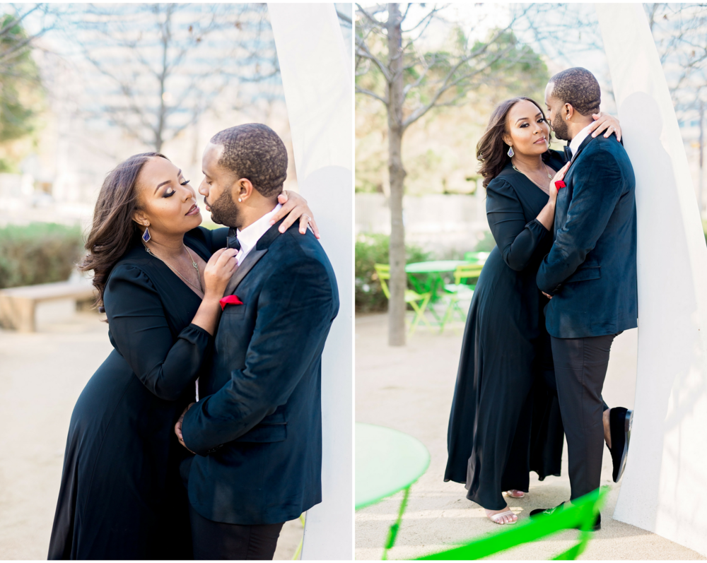 Klyde Warren Park- Dallas Engagement- Pharris Photography- Dorian and Chauncy- Texas Photography