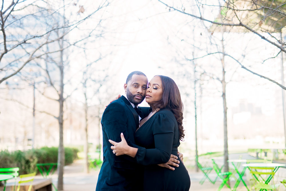 Klyde Warren Park- Dallas Engagement- Pharris Photography- Dorian and Chauncy- Texas Photography