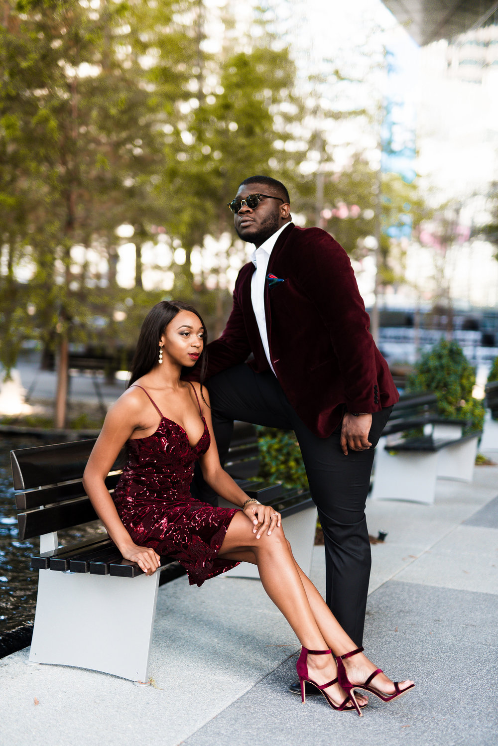 Engagement Session- Pharris Photography- Downtown Dallas- Dallas Engagement- Sona and Deji