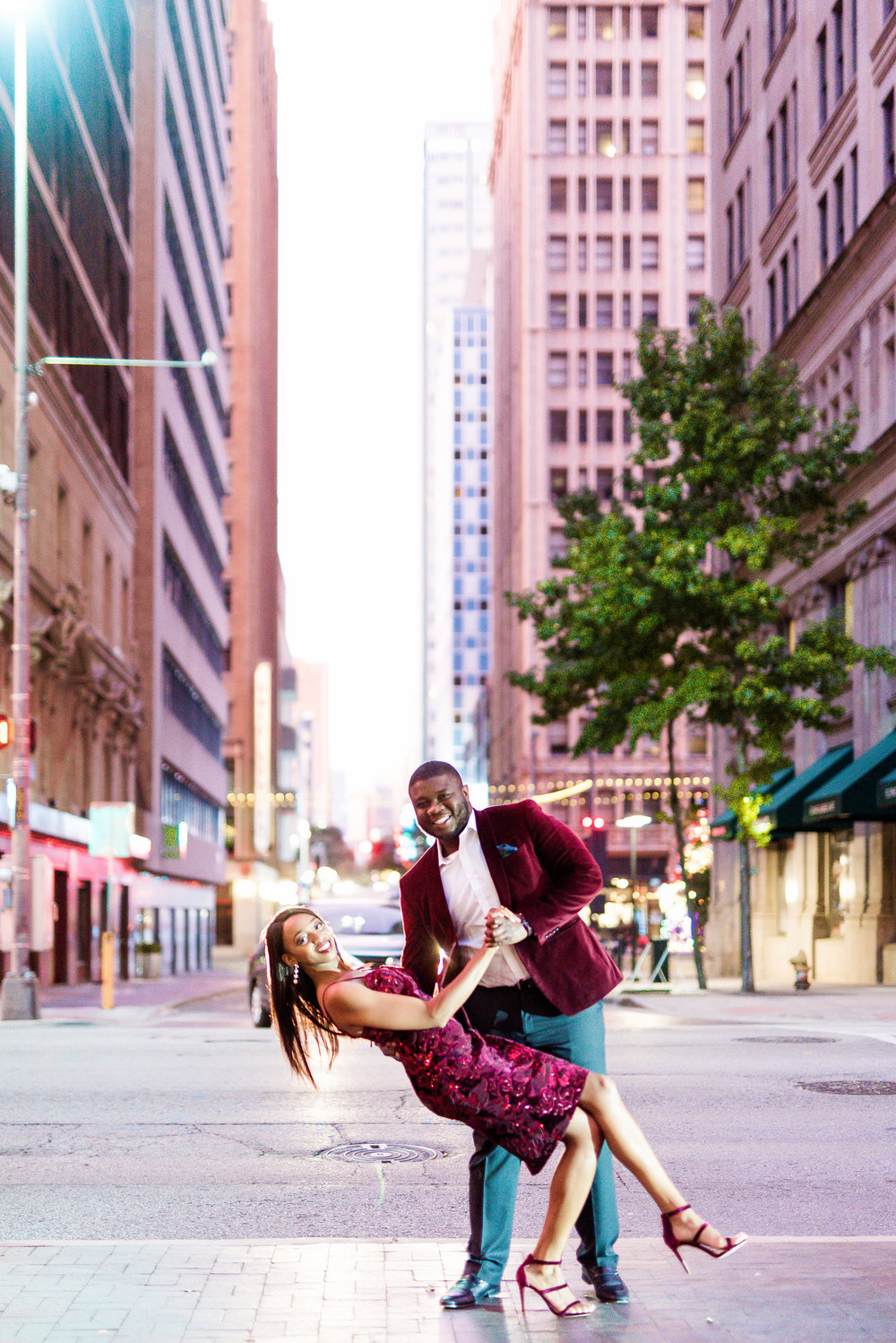 Engagement Session- Pharris Photography- Downtown Dallas- Dallas Engagement- Sona and Deji