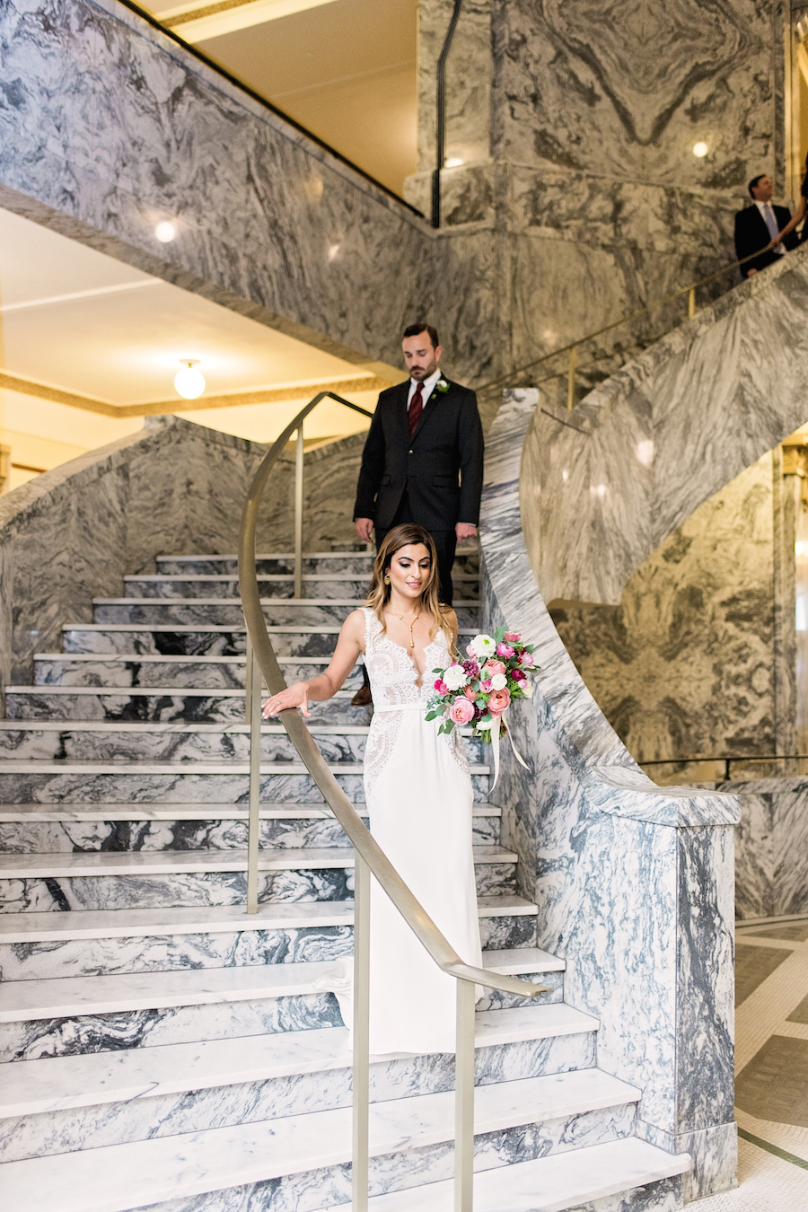 Ida + Thomas | Wedding at The 1910 Harris County Courthouse in Houston ...