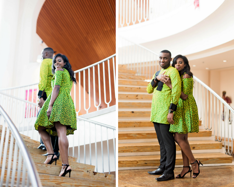 Dallas Engagement- Engagement Shoot- Pharris Photography- Kayla + Tego- African American Museum of Dallas- Texas