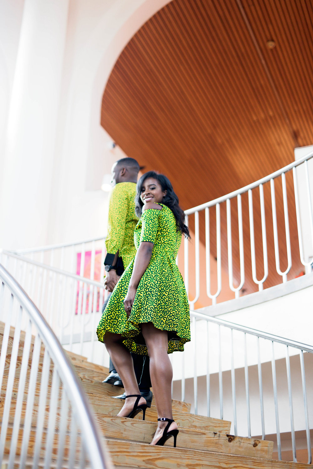 Dallas Engagement- Engagement Shoot- Pharris Photography- Kayla + Tego- African American Museum of Dallas- Texas