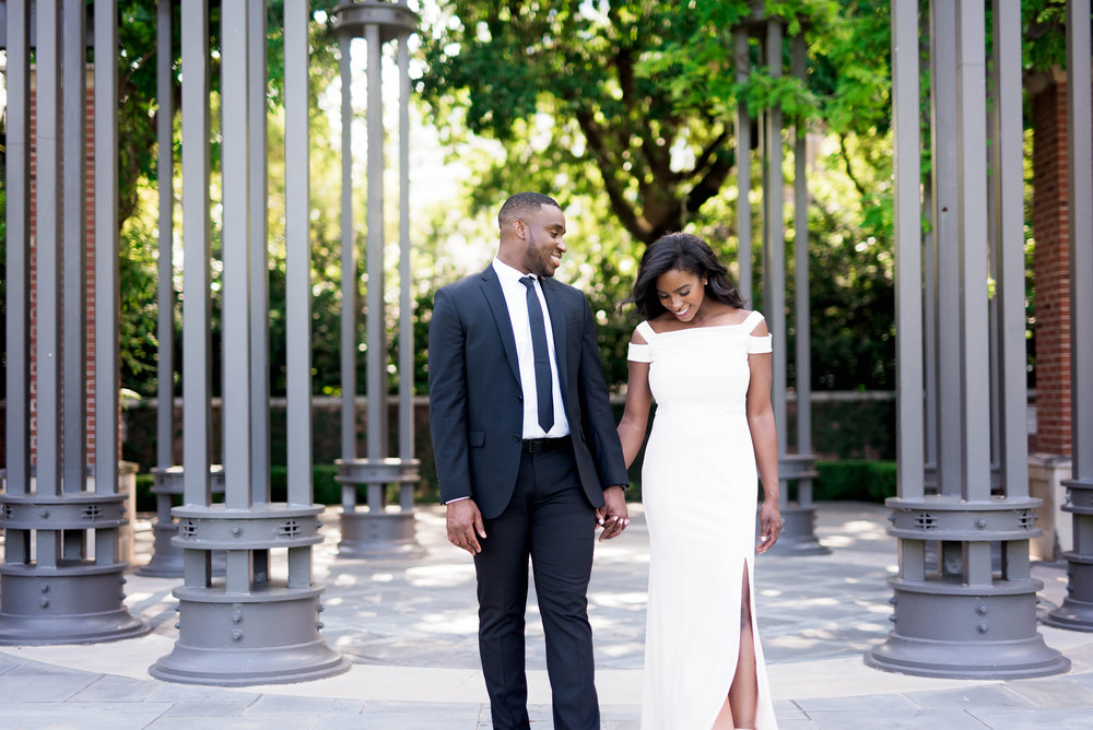 Dallas Engagement- Engagement Shoot- Pharris Photography- Kayla + Tego- African American Museum of Dallas- Texas