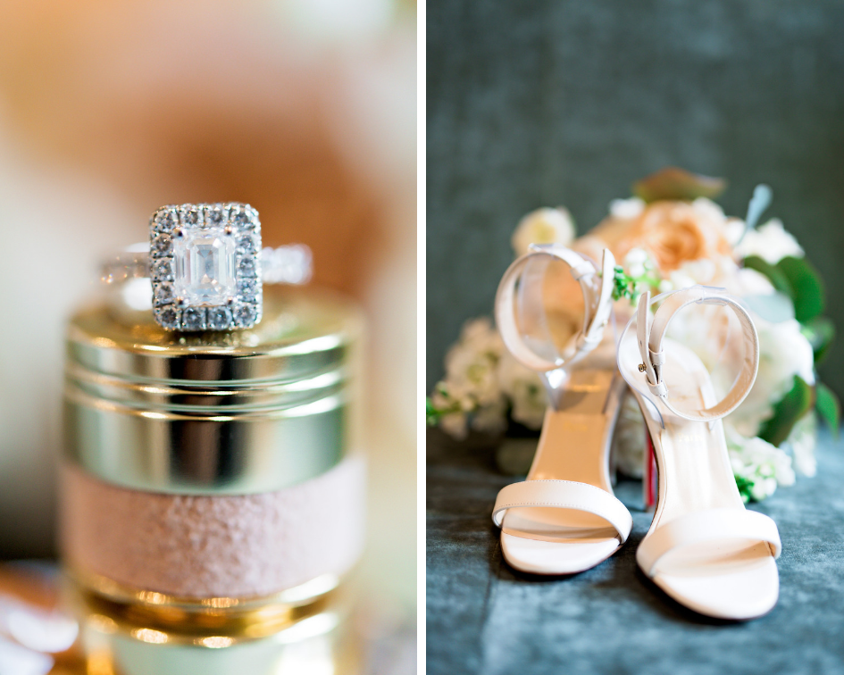 Pharris Photography- Texas Wedding- Noelle + Sullivan- Wedding Details- Shoes- Wedding Ring