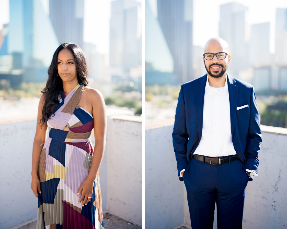 Pharris Photography- Engagement Shoot- Rooftop Engagement- Sophia + Ahmed- Cityscape