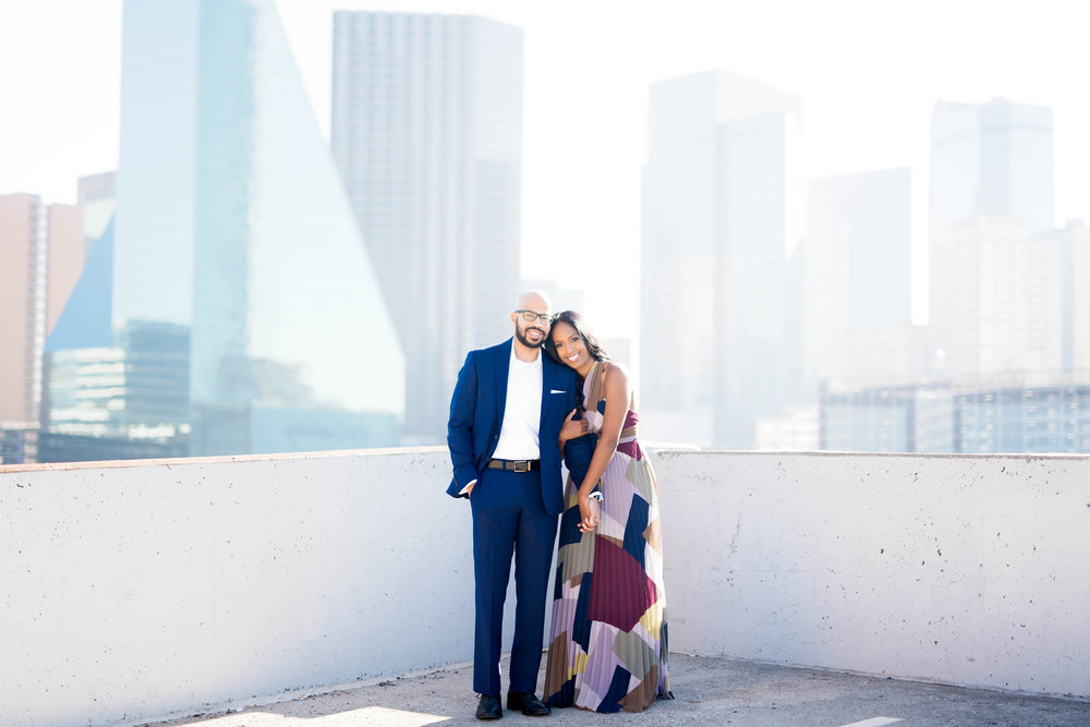 Pharris Photography- Engagement Shoot- Rooftop Engagement- Sophia + Ahmed- Cityscape