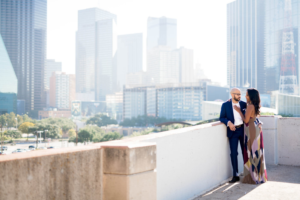 Pharris Photography- Engagement Shoot- Rooftop Engagement- Sophia + Ahmed- Cityscape