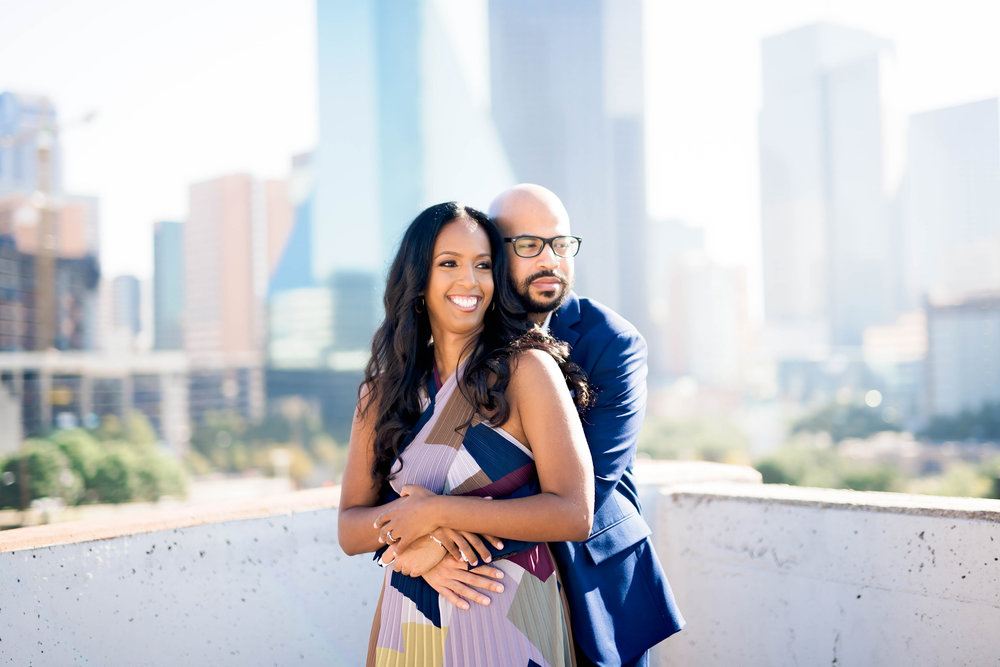 Pharris Photography- Engagement Shoot- Rooftop Engagement- Sophia + Ahmed- Cityscape