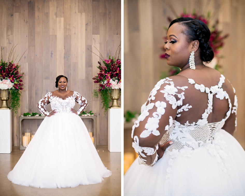 Michelle and Courtney- Pharris Photography- Dallas Wedding- Texas Wedding- Bride- Lace Wedding Dress