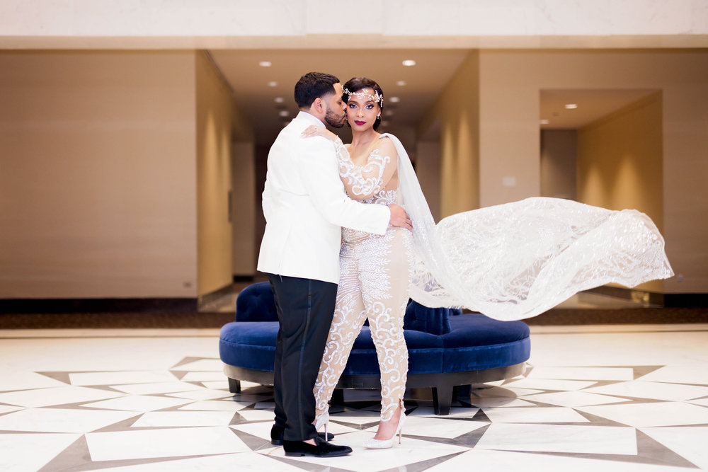 Pharris Photography- Houston Wedding- Krystyn and Joshual- Texas Wedding- Lace Wedding Dress- Jumpsuit