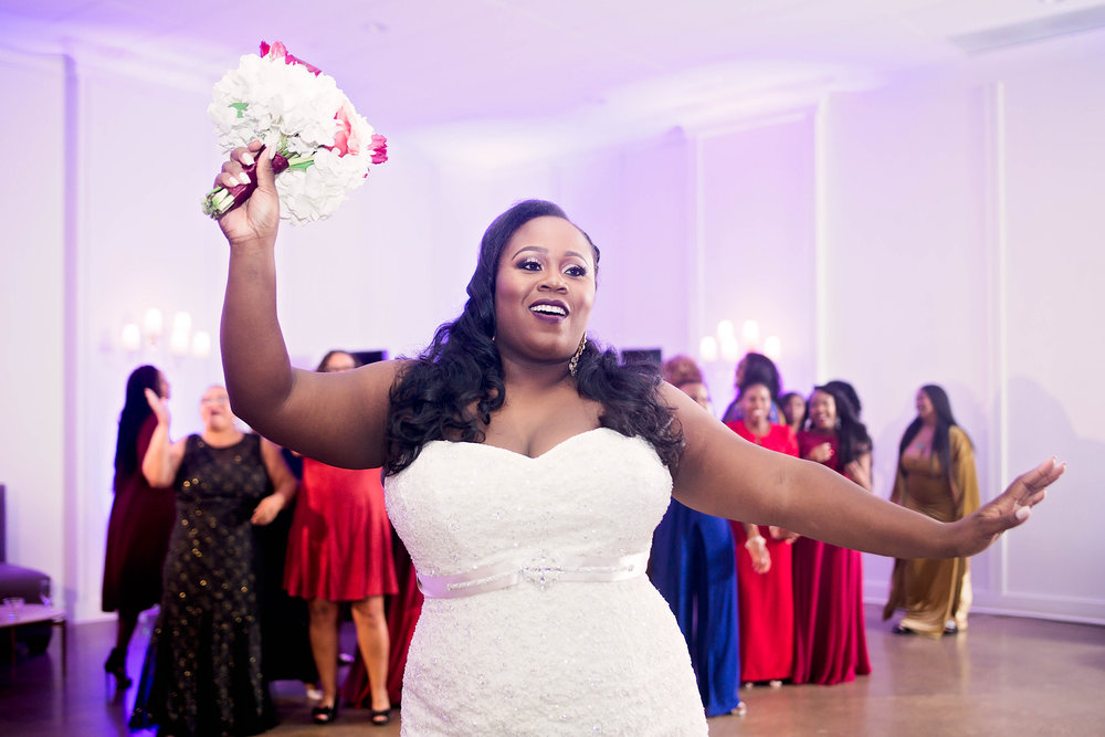 Michelle and Courtney- Pharris Photography- Dallas Wedding- Texas Wedding- Bouquet Toss