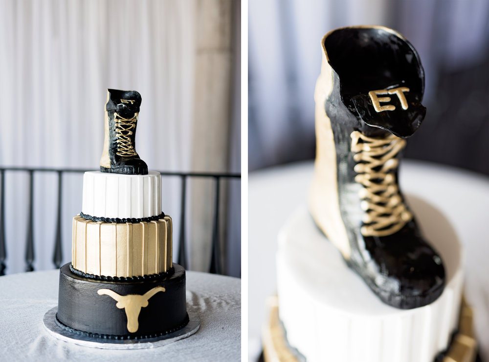 Houston Wedding- Pharris Photography- Reception- Ashley + David- Wedding Cake