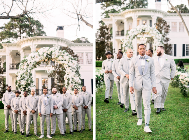 Houston Wedding- Pharris Photography- Ceremony- Chudney + Ryan- Groom &amp; Groomsmen