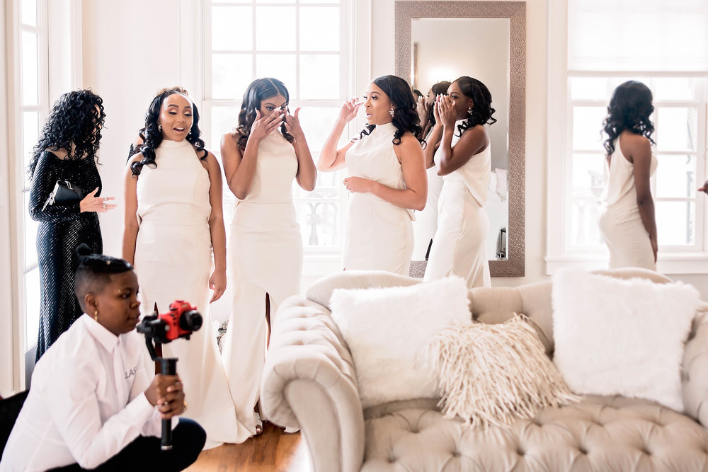 Houston Wedding- Pharris Photography- Getting Ready- Chudney + Ryan- Bridesmaids