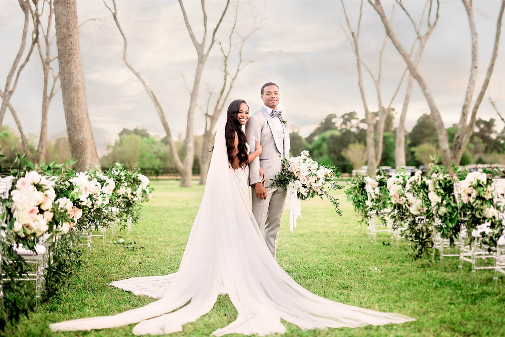 Houston Wedding- Pharris Photography- Couple- Chudney + Ryan- Bride &amp; Groom