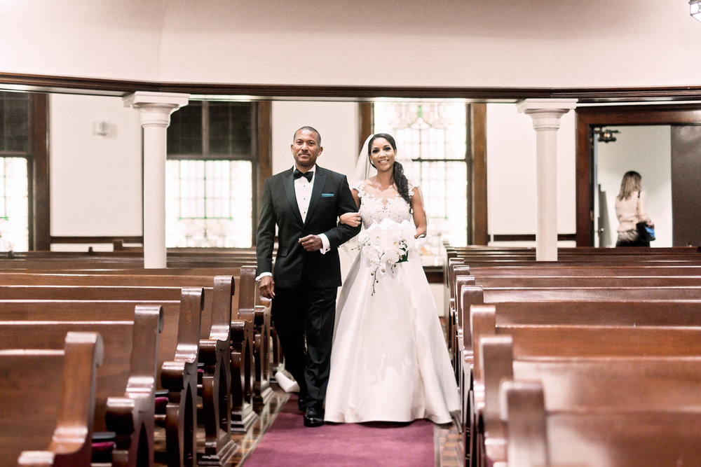 Houston Wedding- Pharris Photography- Ceremony- Natalie + Mark- Father &amp; Bride