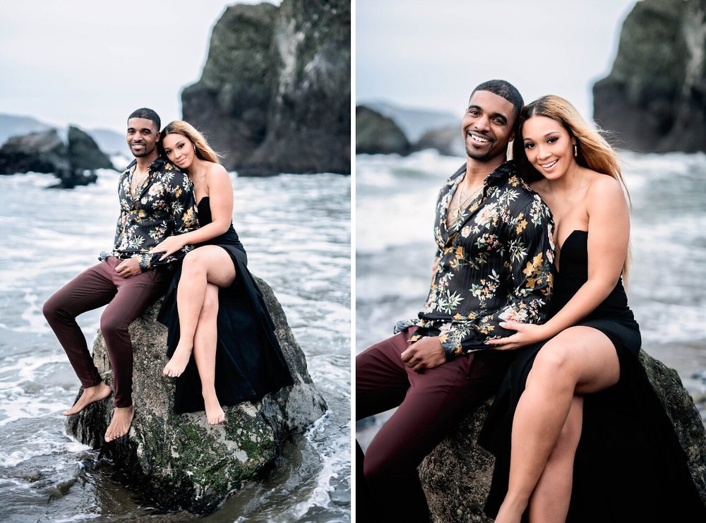 California Engagement Shoot- Pharris Photography- Portrait Session- Cermone + Josh- Beach- Shore