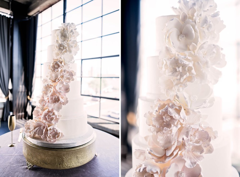 Houston Wedding- Pharris Photography- Reception- Kaimyn + Ezra- Wedding Cake