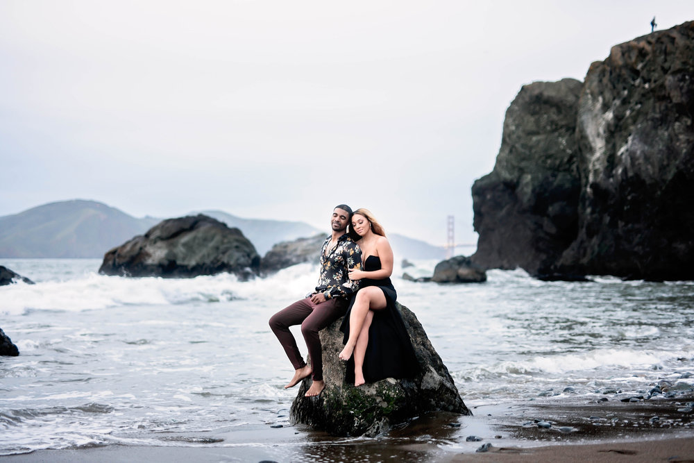 California Engagement Shoot- Pharris Photography- Portrait Session- Cermone + Josh- Beach- Shore