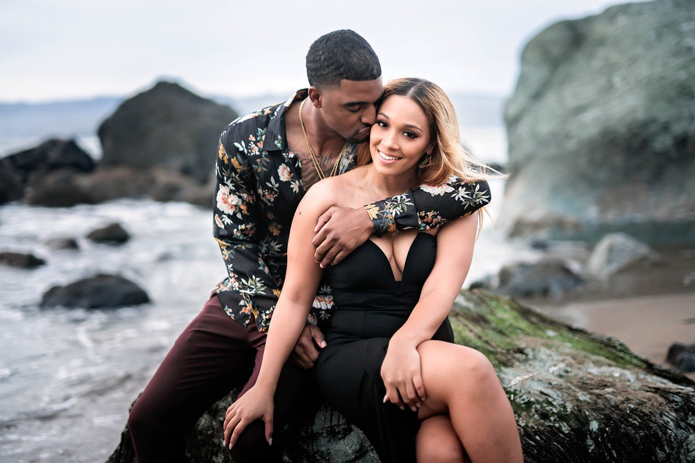 California Engagement Shoot- Pharris Photography- Portrait Session- Cermone + Josh- Beach- Shore