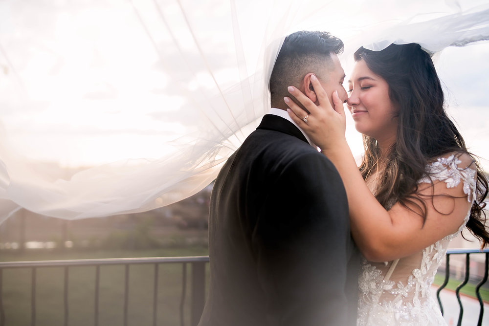 Houston Wedding- Pharris Photography- Couple- Kaimyn + Ezra- Bride &amp; Groom