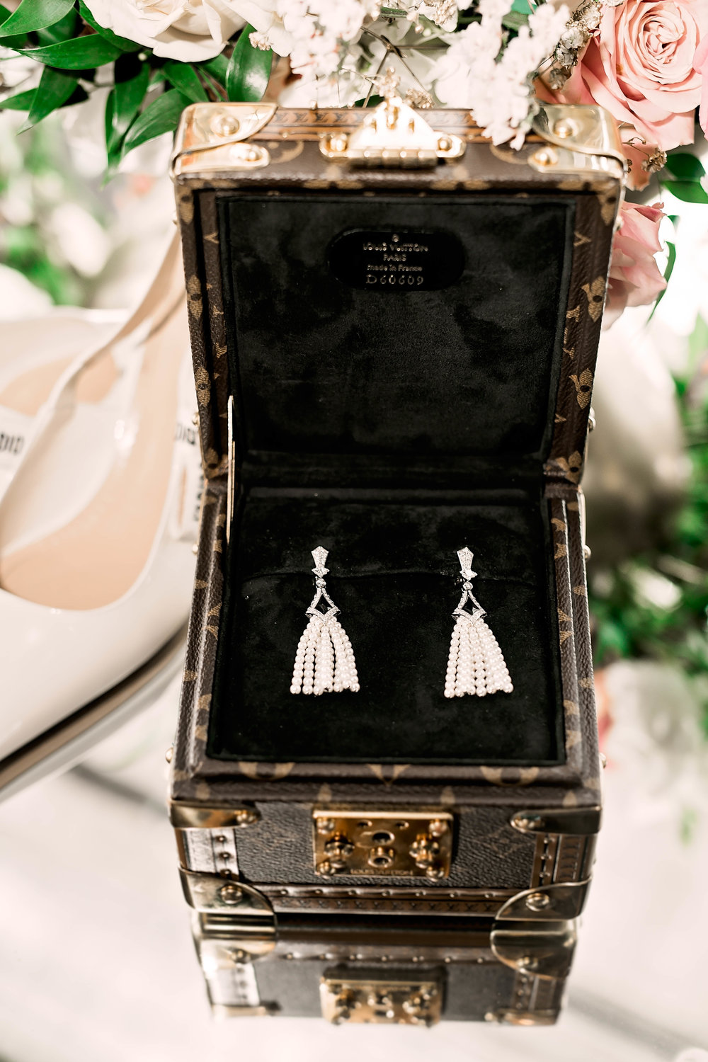 Houston Wedding- Pharris Photography- Details- Kaimyn + Ezra- Jewelry- Earrings