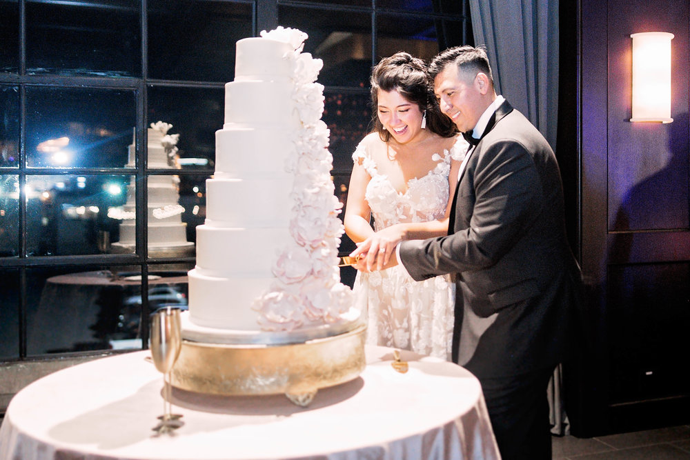 Houston Wedding- Pharris Photography- Reception- Kaimyn + Ezra- Cake Tasting