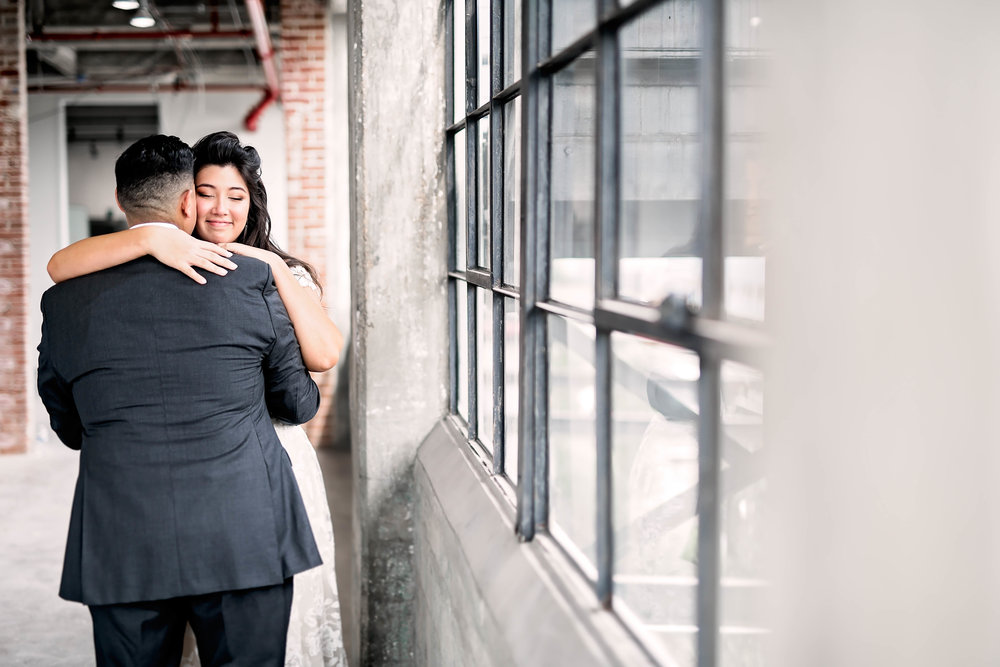 Houston Wedding- Pharris Photography- Getting Ready- Kaimyn + Ezra - First Look at the Bride