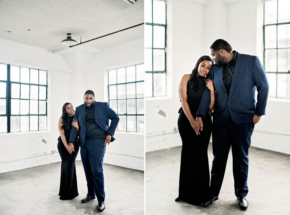 Houston Engagement- Pharris Photography- Engagement Session- The- Studio- HTX- Tyaria+Tiance