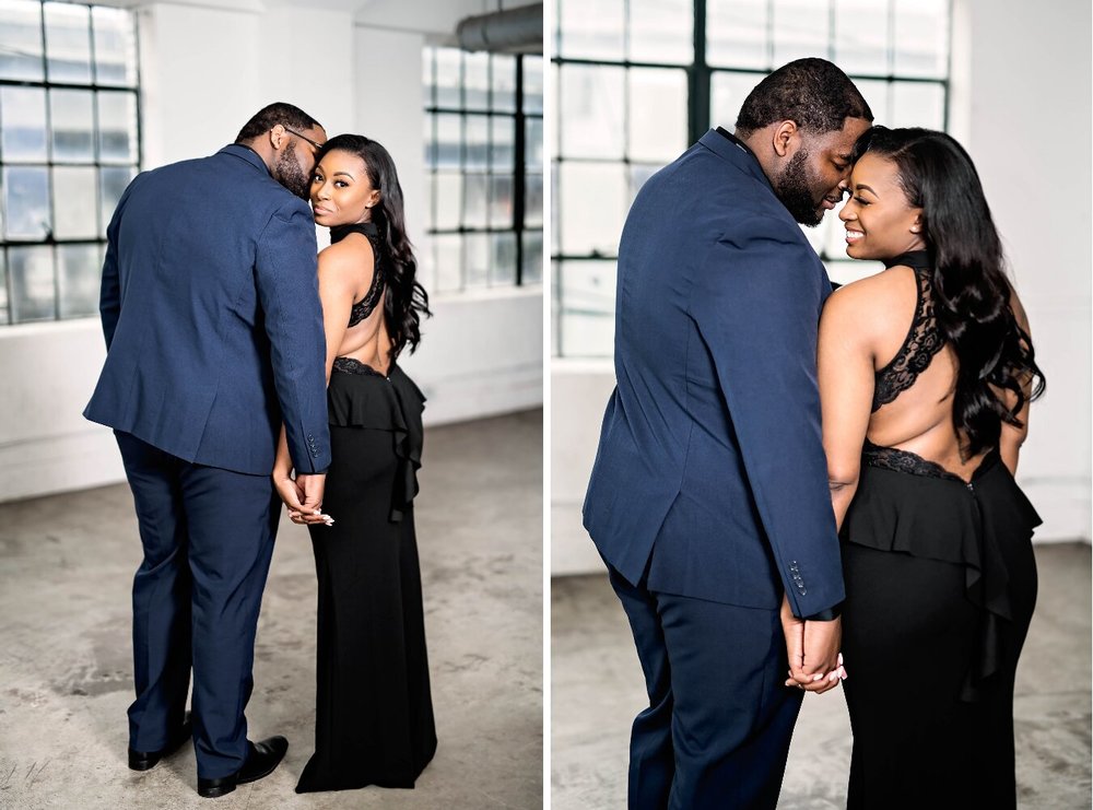 Houston Engagement- Pharris Photography- Engagement Session- The- Studio- HTX- Tyaria+Tiance