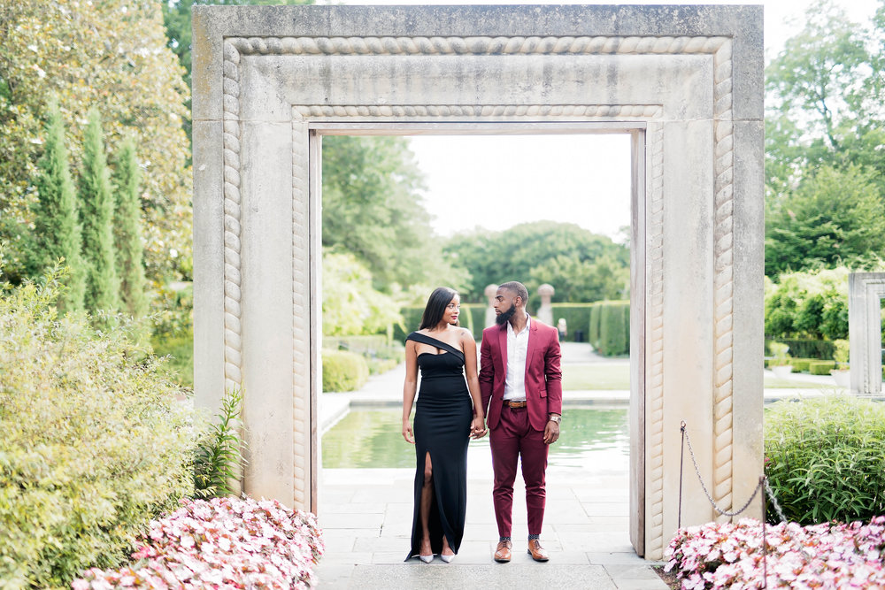 Dallas Engagement- Pharris Photography- Engagement Session- Dallas Arboretum and Botanical Garden- Brittany + Courtlan