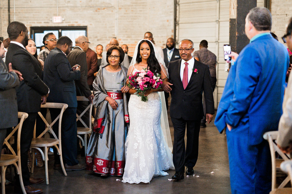 Dallas Wedding- Pharris Photography- Ceremony- Sophie + Kellen- Father &amp; Bride