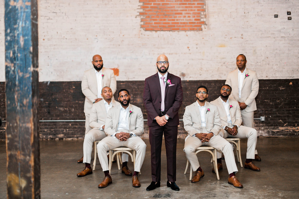 Dallas Wedding- Pharris Photography- Ceremony- Sophie + Kellen- Groom &amp; Groomsmen