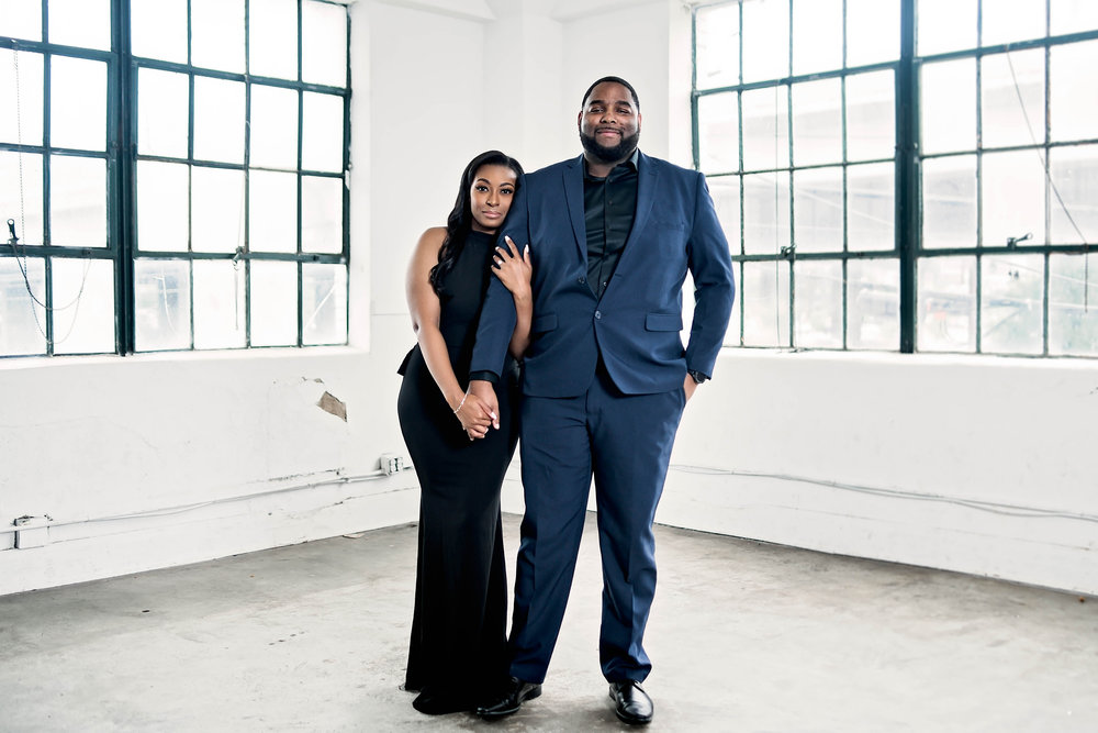 Houston Engagement- Pharris Photography- Engagement Session- The- Studio- HTX- Tyaria+Tiance