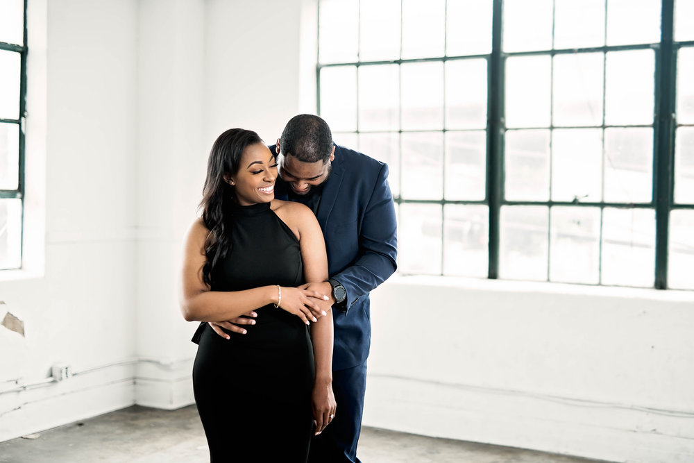 Houston Engagement- Pharris Photography- Engagement Session- The- Studio- HTX- Tyaria+Tiance