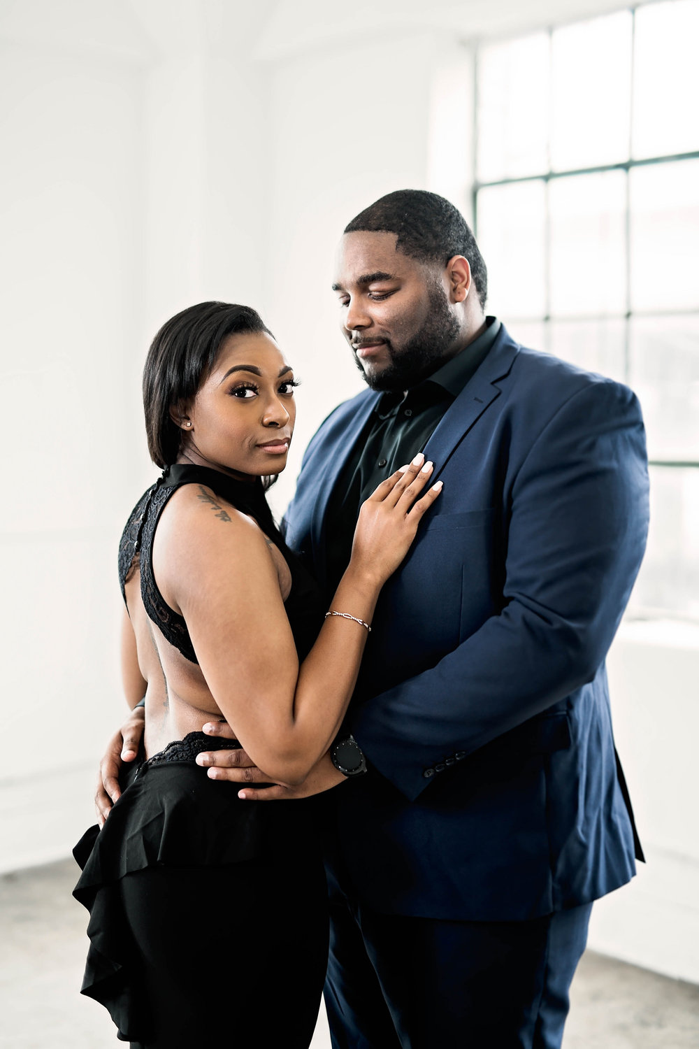 Houston Engagement- Pharris Photography- Engagement Session- The- Studio- HTX- Tyaria+Tiance