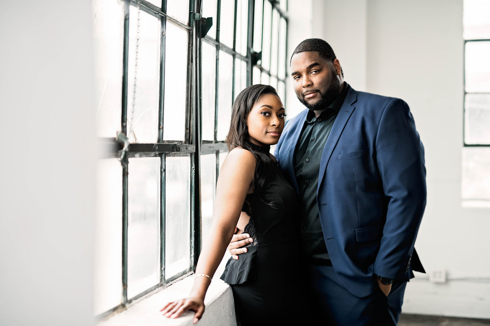 Houston Engagement- Pharris Photography- Engagement Session- The- Studio- HTX- Tyaria+Tiance