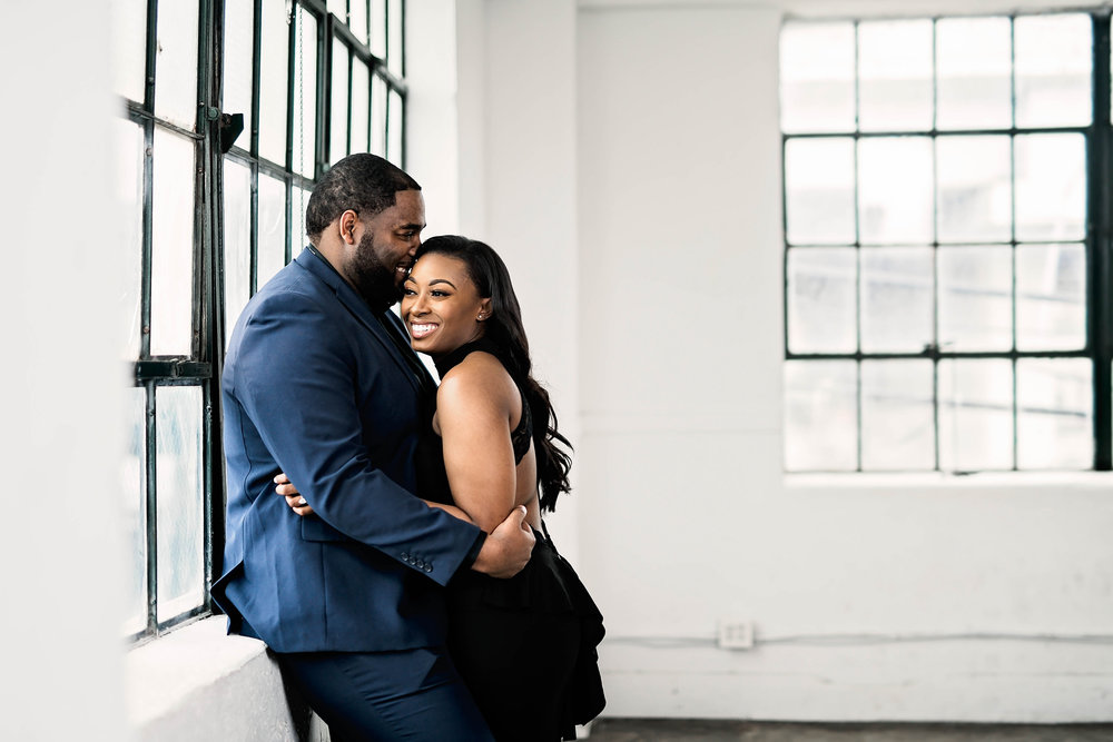 Houston Engagement- Pharris Photography- Engagement Session- The- Studio- HTX- Tyaria+Tiance