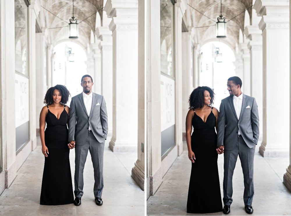 Houston Engagement- Pharris Photography- Engagement Session- Houston Rooftop- Carnisha + Ben