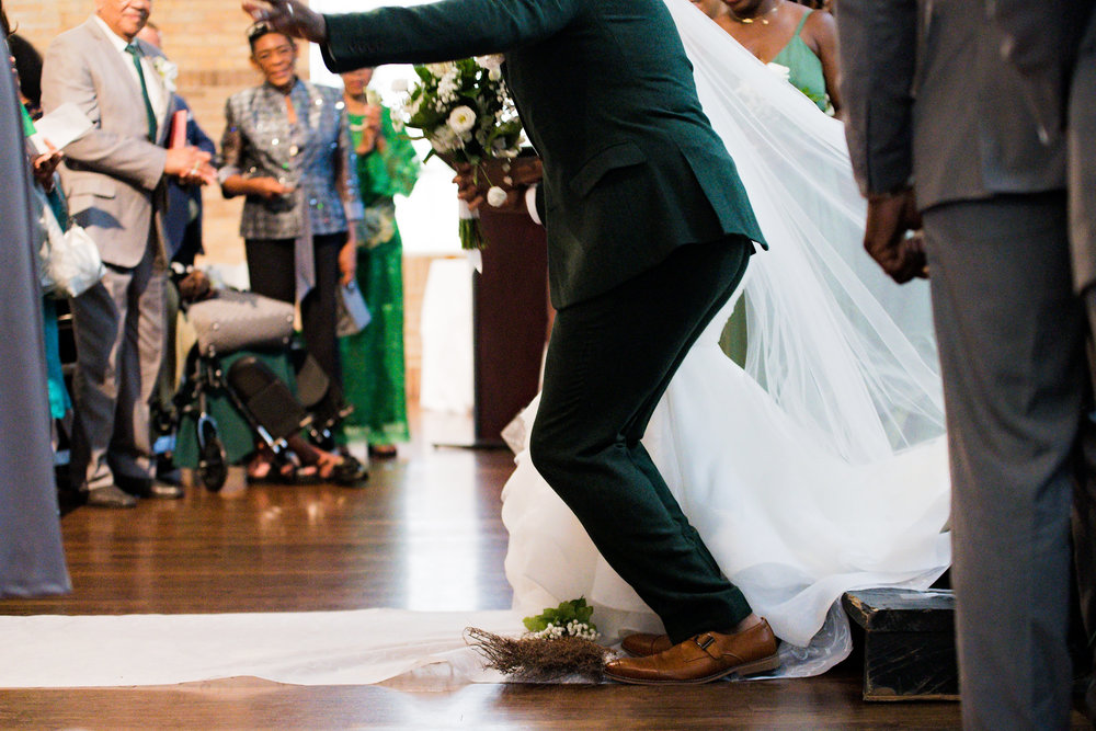 Houston Wedding- Pharris Photography- Ceremony- Lorece + Jeremy- Jumping the Broom