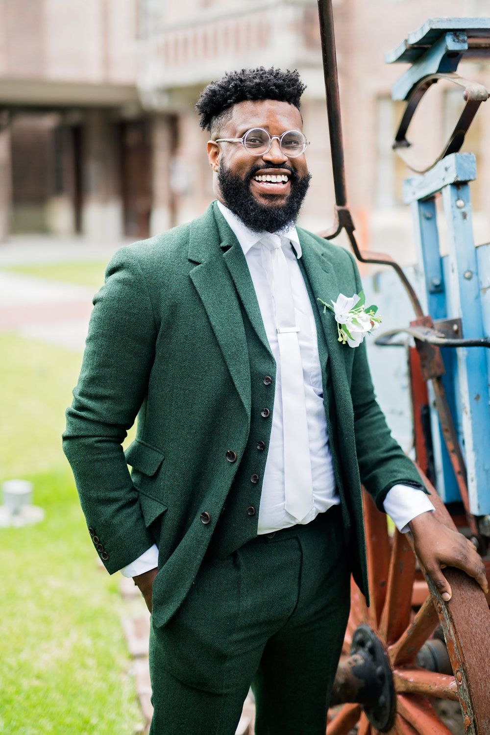 Houston Wedding- Pharris Photography- Bridal Party- Lorece + Jeremy- Groom 