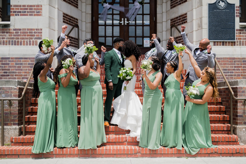 Houston Wedding- Pharris Photography- Ceremony- Lorece + Jeremy- Wedding Party